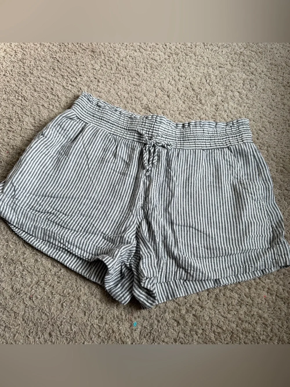 A New Day Women’s Striped Pull-On Shorts Size Large